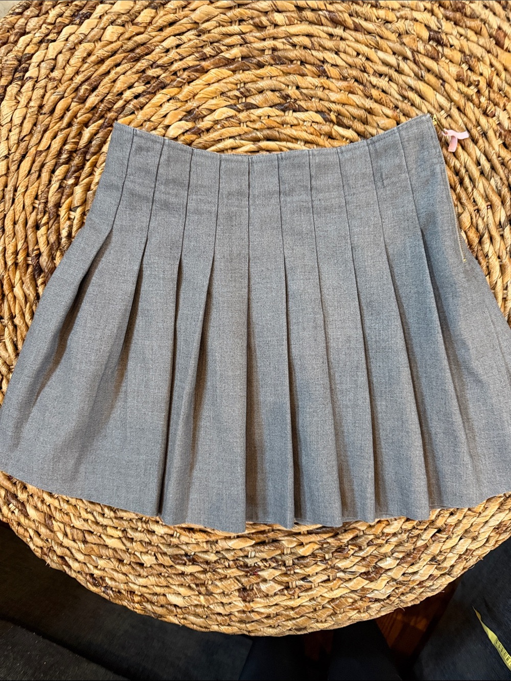 Crewcuts Grey Pleated uniform  Skirt